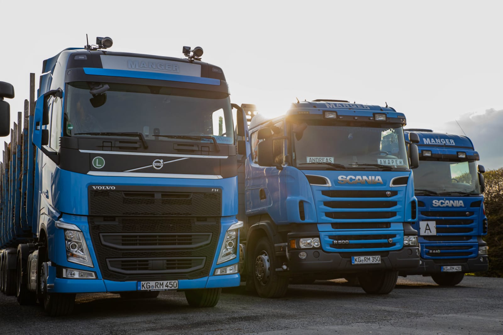 Fuhrpark von Manger Transporte